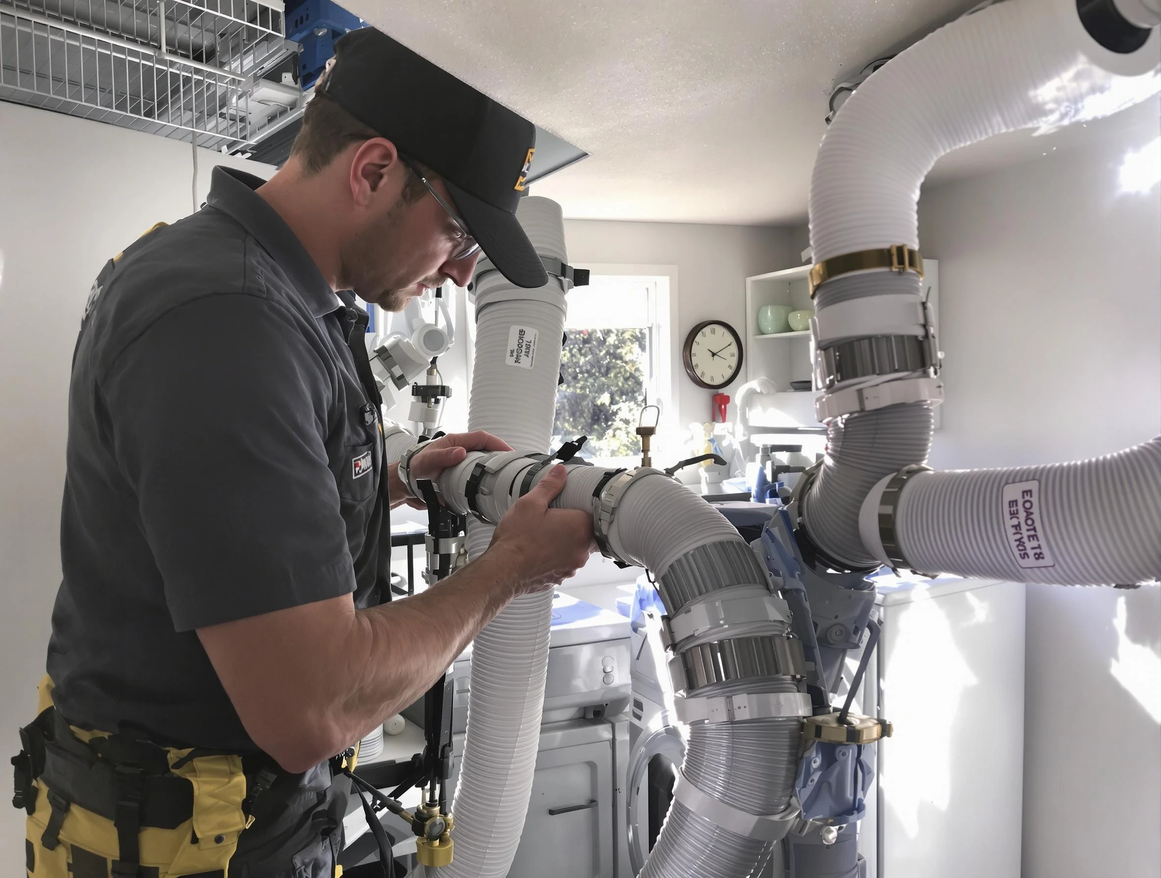 Dryer Vent Hose Installation in Kirtland AFB